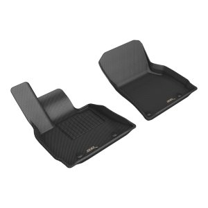 BMW X3 Floor Mats - Front - 3D MAXpider - Kagu - Black - `25-`26